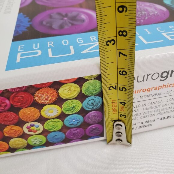 Cupcake Rainbow 1000 Piece Jigsaw Puzzle Eurographics EUC Complete - Picture 10 of 10